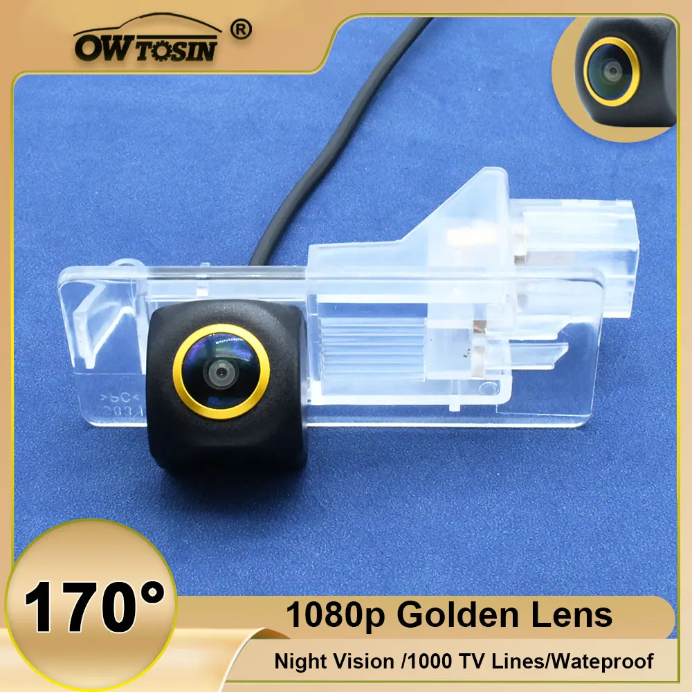 Vehicle AHD 1080P 170° Golden Lens Rear View Car Camera For Renault Megane 3 III 2008~2016 captur 2013 ~ 2019 Reversing Monitor