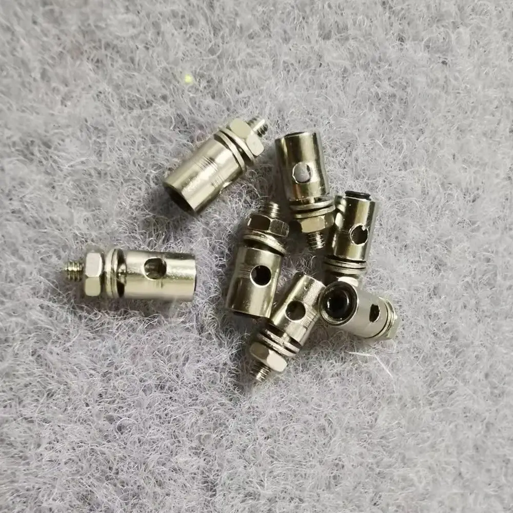 Kit de reparación de bocina de control RC, 20 piezas Conectores de varilla de empuje Tapones de conexión D1.3/1.8/2.1/3.1 mm para helicóptero de avión RC