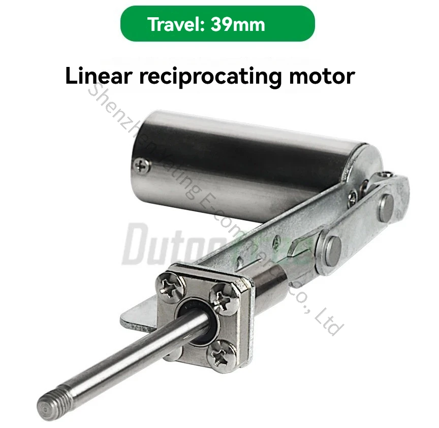 Upgrade Reciprocating Shaft Metal Small Telescopic Linear Actuator 39mm Stroke Reciprocating Motor Accessories
