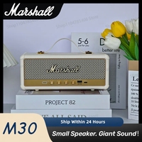 Marshall M30 Retro Bluetooth Speakers Wireless Stereo Sound Classic Waterproof Speaker Portable Subwoofer Music Player