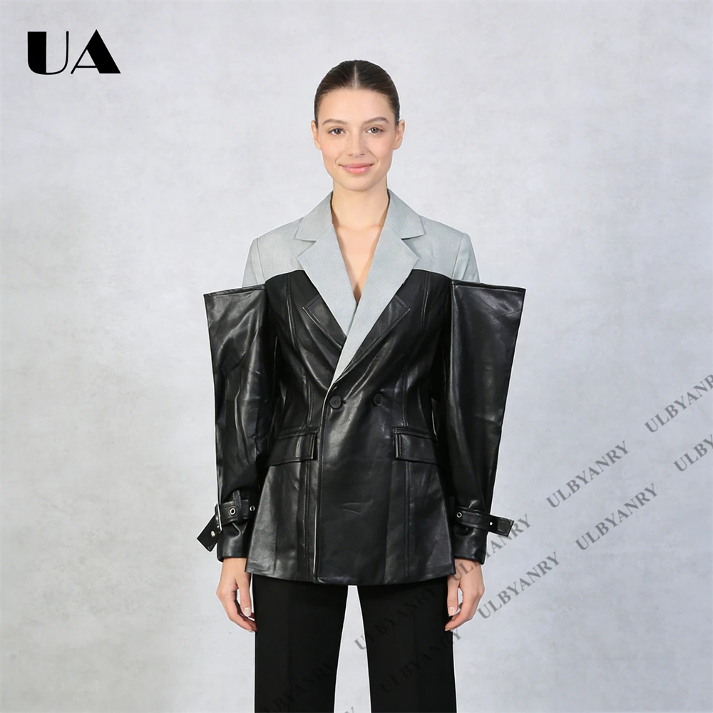 ULBYANRY Colorblock kunstleer - Street Fashion Week recensie en prijs
