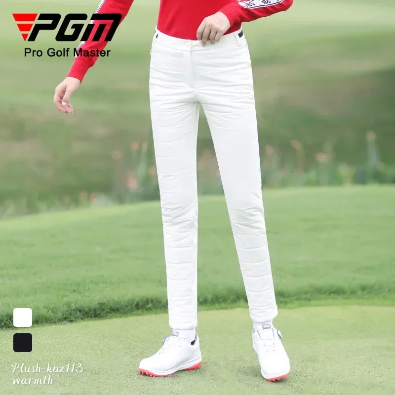 PGM autumn and winter golf women's trousers golf pants thick cotton pants casual all-match