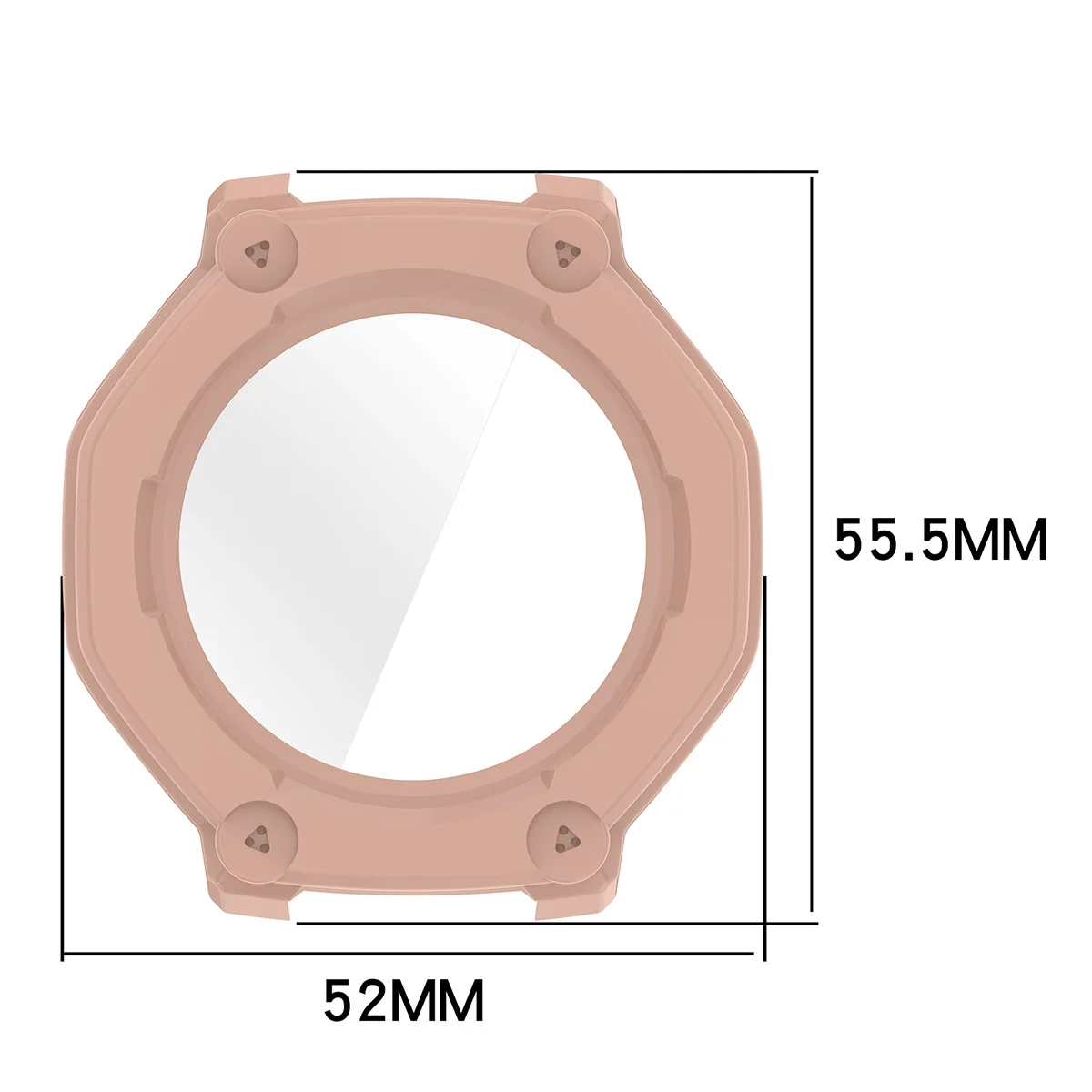 حافظة كمبيوتر + غطاء زجاجي لهاتف Huami Amazfit T-Rex3 Pro البلاستيك الواقي لـ Huami Trex3 Pro 48 مللي متر ملحقات ممتص الصدمات لفيلم الشاشة #4