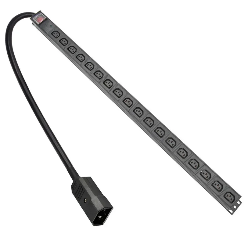 

Network Rack PDU aluminium alloy Power Strip 18 Ways C13 output socket With SPD C14 C20 US L6-30P EU UK Little South Africa PLUG