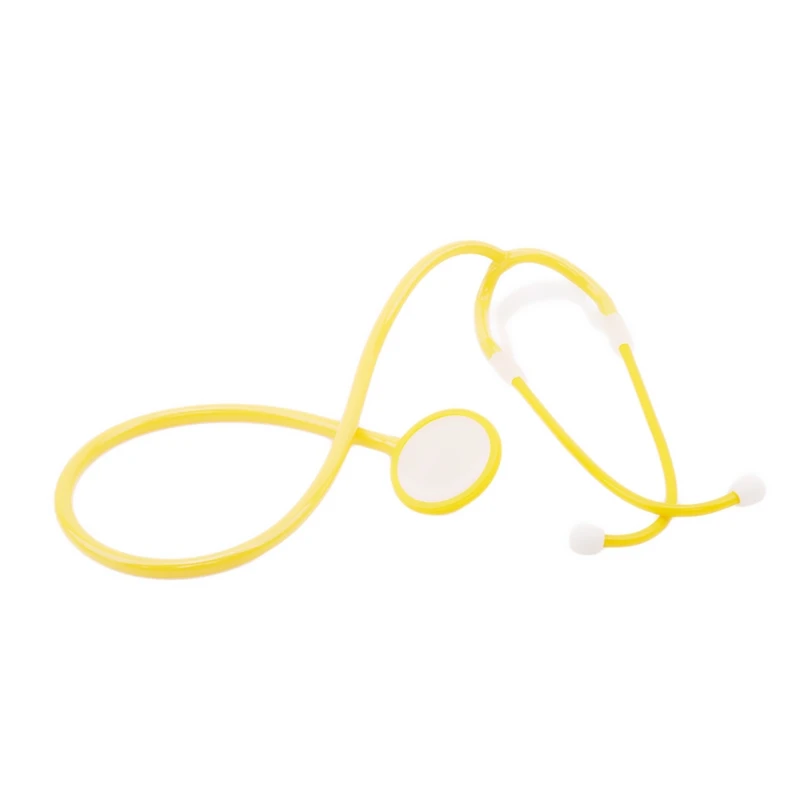 لعبة سماعة الطبيب للأطفال محاكاة لعبة الطبيب ألعاب الأسرة الوالدين والطفل ملحقات سماعة الطبيب البلاستيكية المقلدة لعبة الطبيب للأطفال