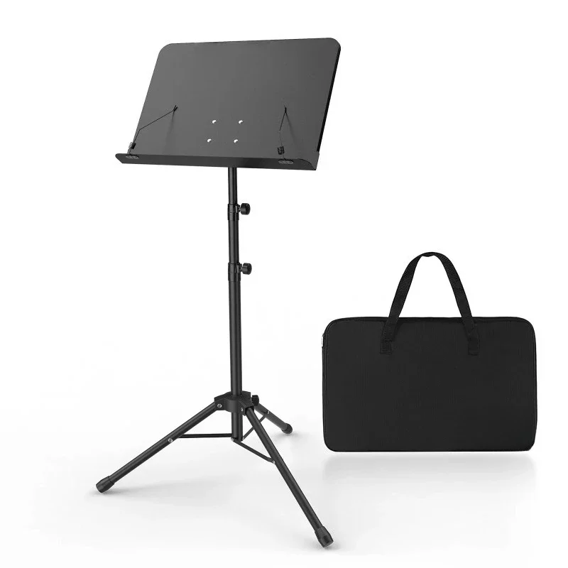 

Music stand, portable metal music stand, adjustable music stand