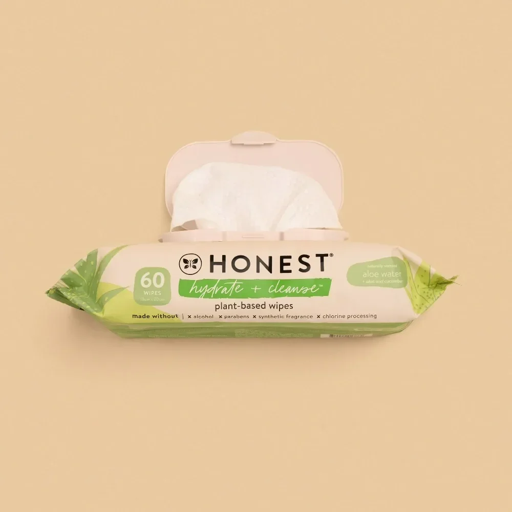 Cleansing Wipes Hydrate and Cleanse Benefit Facial Wipes 60 Count Makeup Remover Travel Essentials Skincare