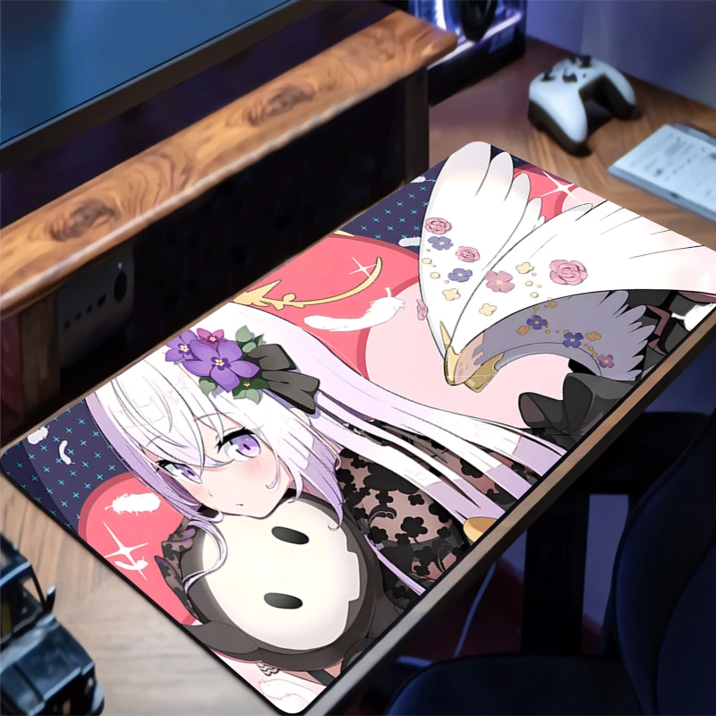 Mouse Pad Large B-blue Archive Shirasu Azusa Non-Slip Rubber Gaming MousePad Desk Pad for Office and Gaming PC carpet Mousepad