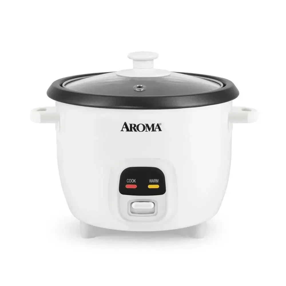 6-Cup Rice & Grain Cooker Bonded Granite® Pot One-Touch Design Keep-Warm Mode Accessories Included Easy to Clean Premium Glass