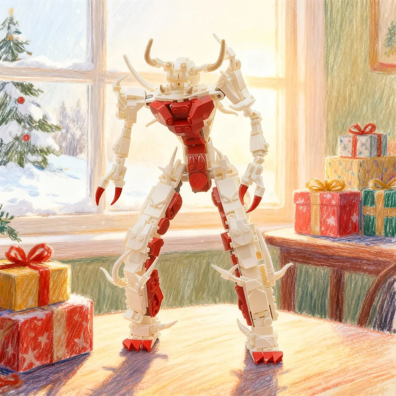 

491pcs MOC Larry The Mega Crab Model Building Blocks Assemble Toy Christmas Gifts Architecture DIY Creative Idea Education Brick