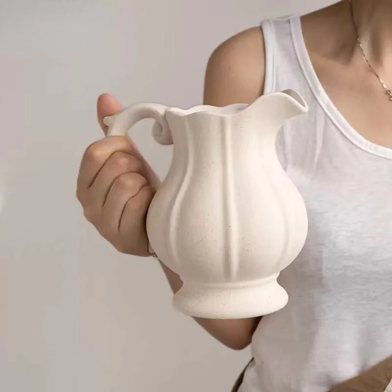 

Ceramic vase Hydroponic flower apparatus Home decoration accessories Creative pumpkin vase Desktop ornaments 1PCS vase