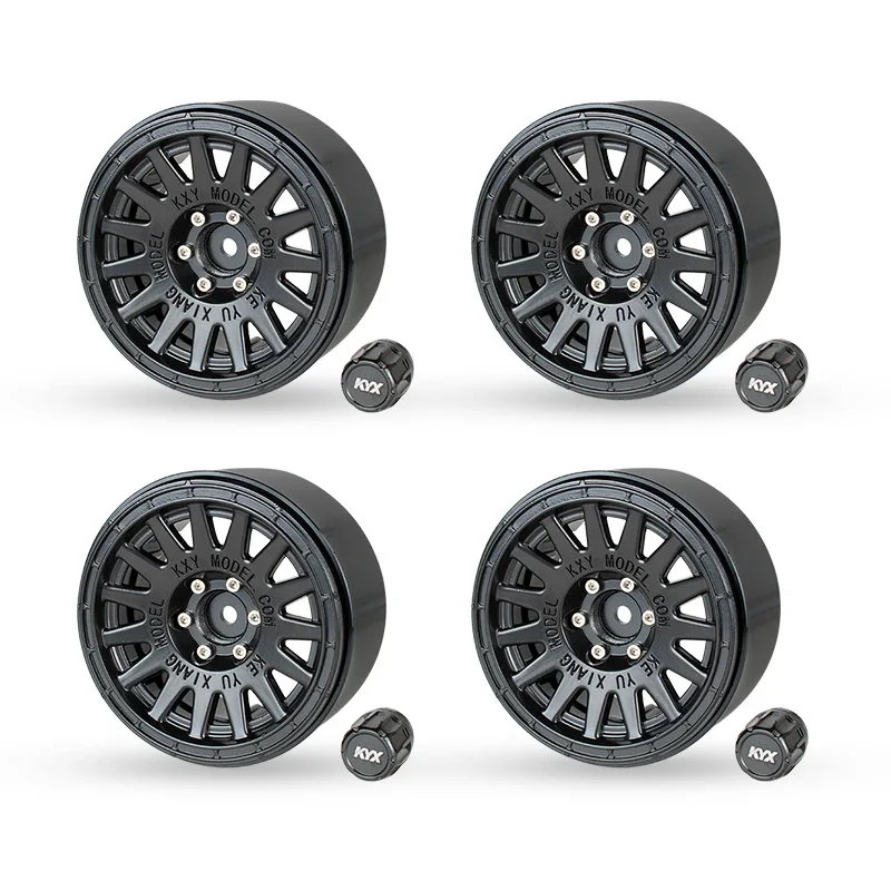 KYX Racing Universal Aluminum 2.2" Wheel Rims for 1/10 RC Crawler Car Axial SCX10 II III PRO Wraith Capra Traxxas TRX4 TRX6 D90