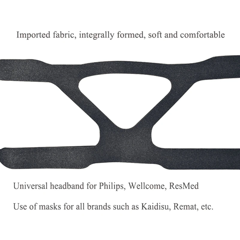 Correa Universal para mascarilla CPAP, accesorio para la cabeza para Resmed Mirage Series, Respironics CPAP (solo casco), 2 uds.