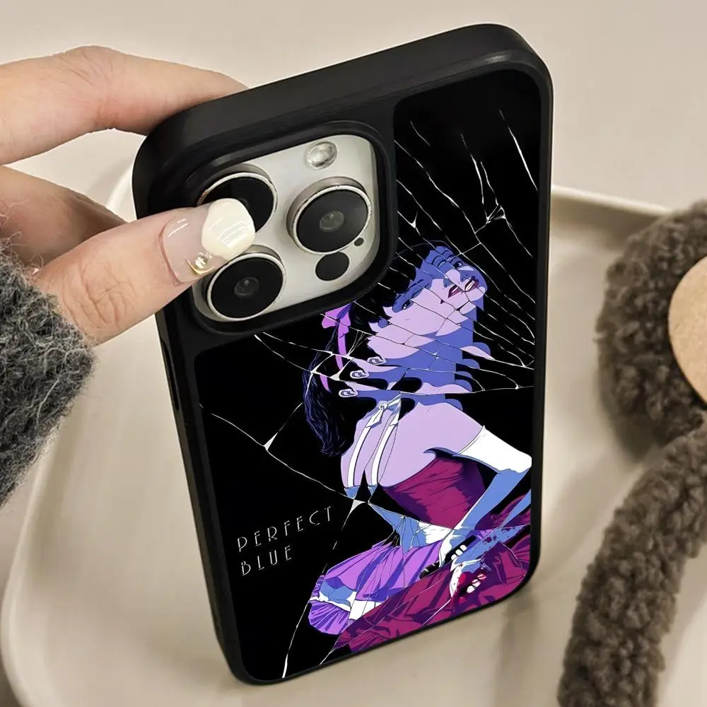 

Anime Perfect Blue Mobile Phone Case for iPhone 17 16 15 14 13 12 11 Air Pro Max Plus Matte Surface Colorful Cover Pretty Luxury