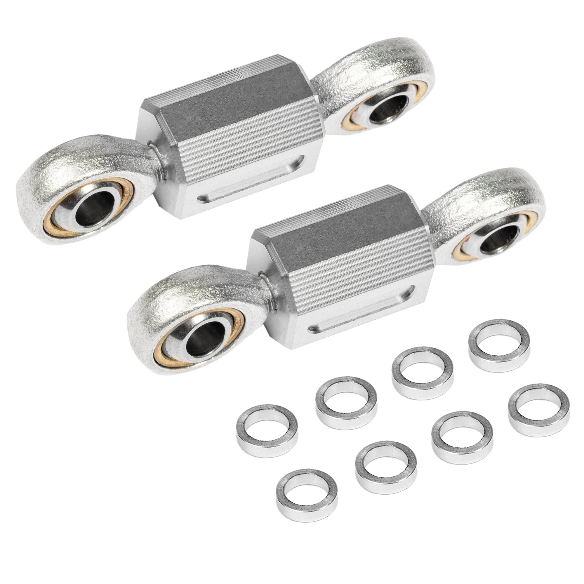 Chrome External Connecting Rod Sway Bar End Heim Joint Set Linkage Aluminum for Can-Am Spyder F3 RT ST & RS 2013+ Models - view 4