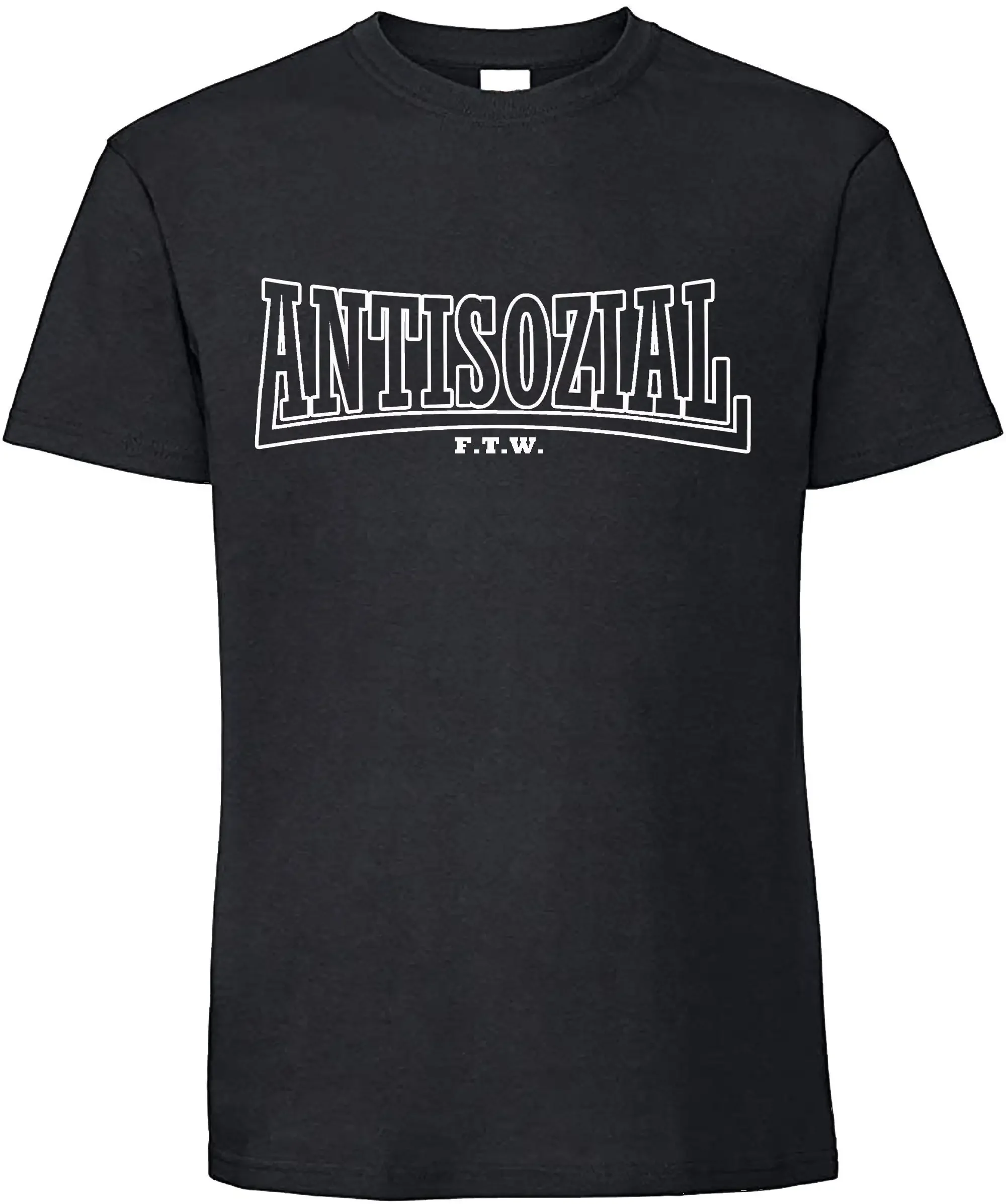 Antisocial FTW T-Shirt schwarz