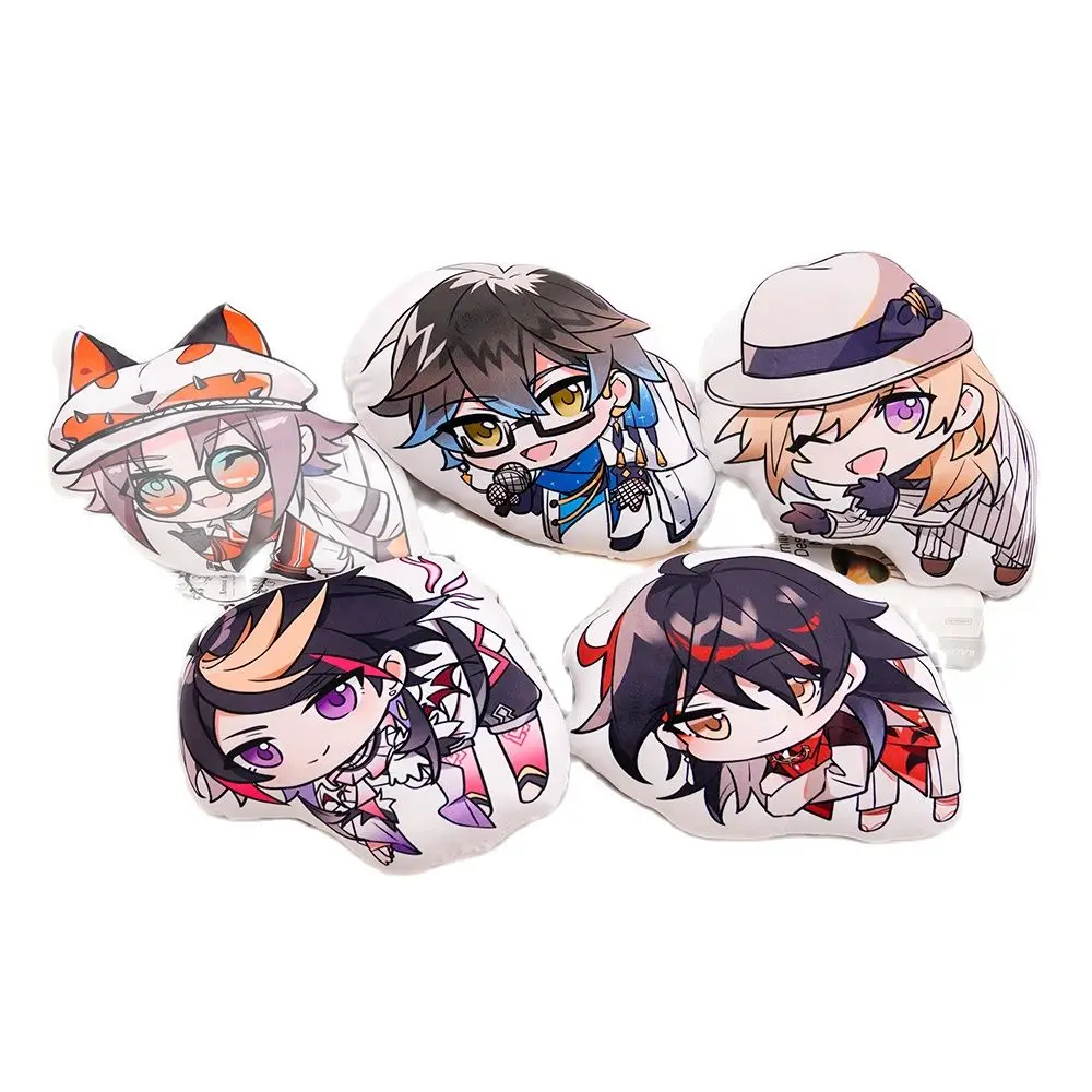 

40cm Cute Luxiem Plush Toy Soft Plushies Cute Anime Ike Eveland Mysta Rias Vox Akuma Luca Shu Decorative Pillow Birthday Gifts