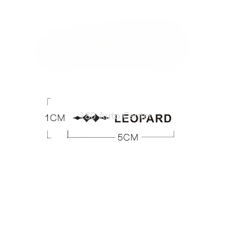 BYD Formula Leopard Metal Sticker Modify Car Body Sticker