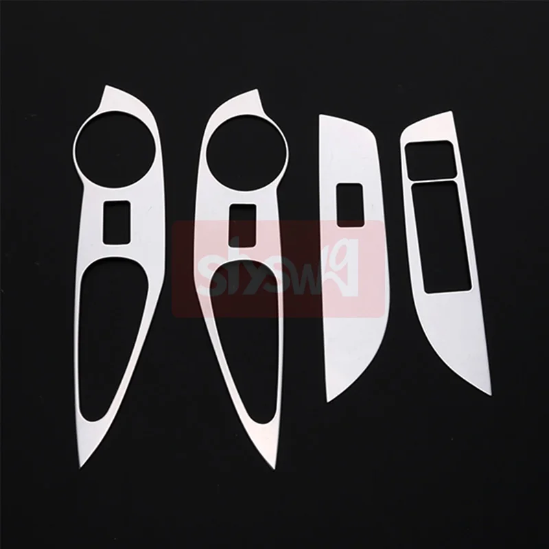 for TOYOTA 2019 COROLLA TOURING 210 P/W PANEL WINDOW SWITCH PANEL COVER TRIM 4Pcs Stainless Steel Interior Styling Accessories