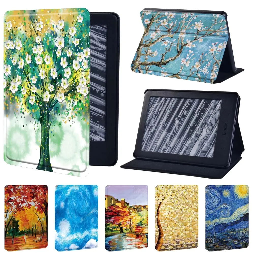 Voor Kindle Paperwhite 5 11th Cover/Kindle 8th/10th Cover Flip Beschermhoes Voor Paperwhite 1 2 3 4 Lederen Tablet Case