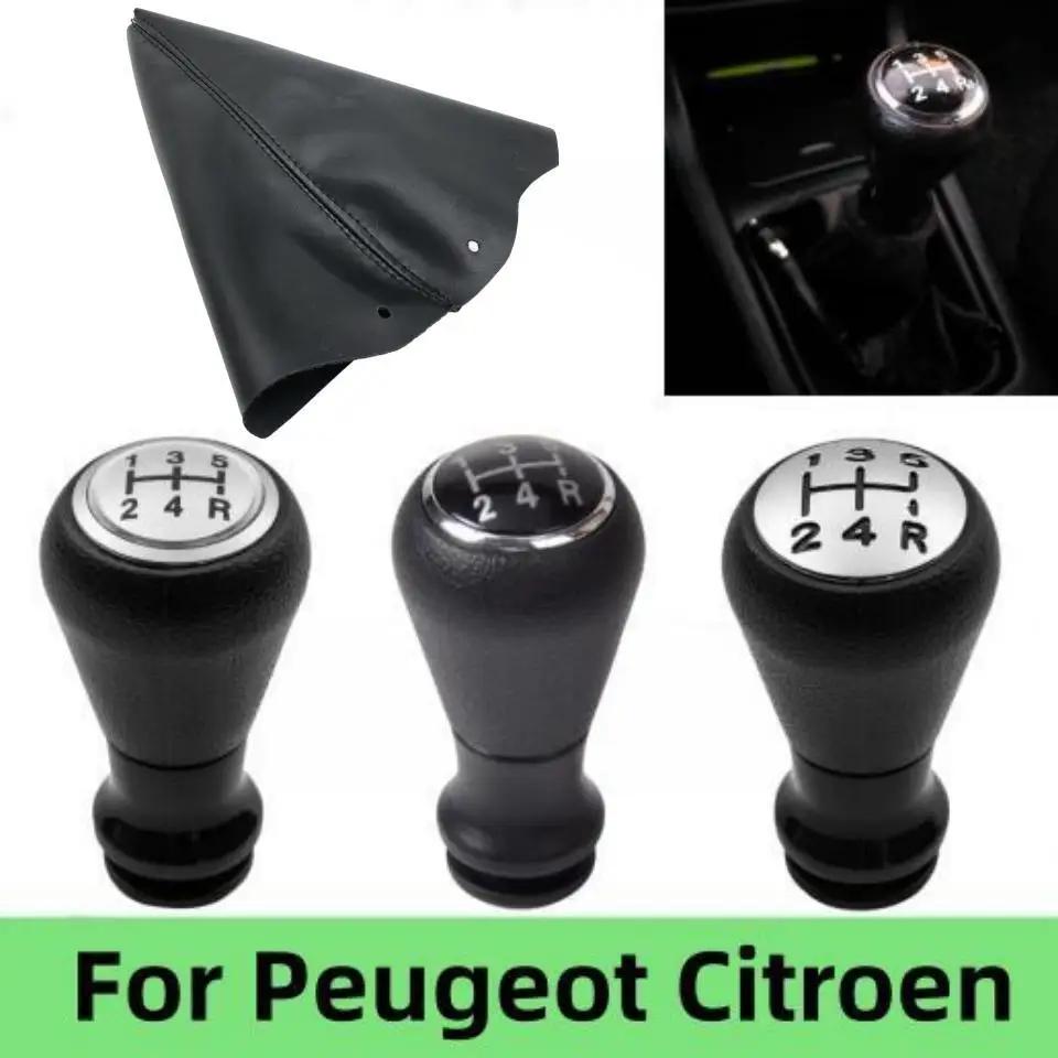 for Peugeot 306 307  106 107 205 206 207 308 309 405 406 407 508 605 607 806 807 Citroen C1 C3 C4 Gear Shift Knob Gaiter Boot