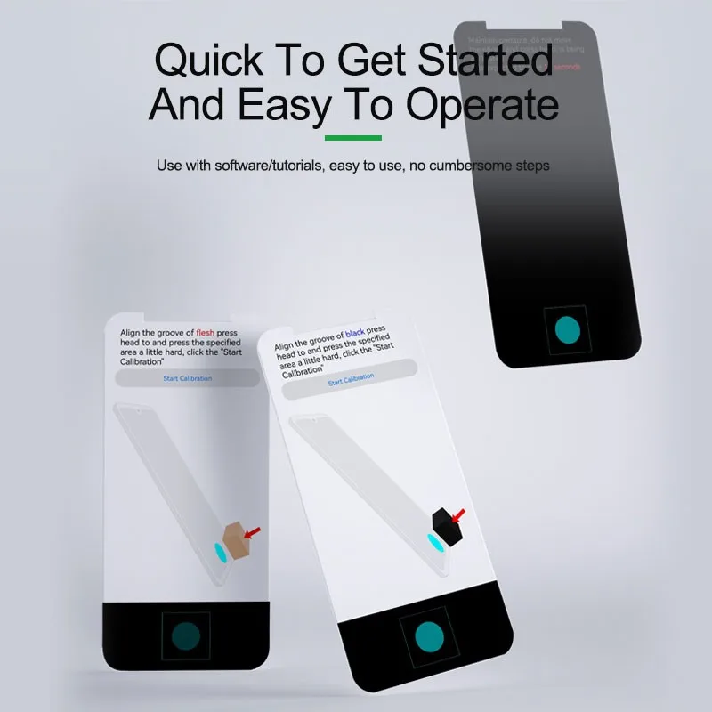 RELIFE RL-071B Herramienta calibradora óptica de huellas dactilares 4 en 1, alta tasa de reconocimiento para reparación de pantalla de teléfono Huawei Xiaomi OPPO VIVO