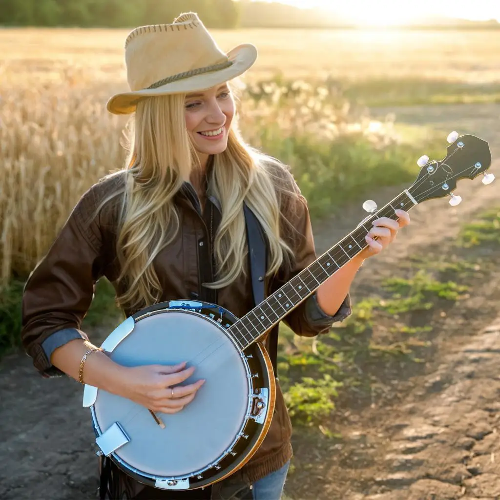 chave-de-afinacao-cromada-com-botao-perolado-para-banjo-5ª-corda--peca-para-afinacao-e-reparo-de-banjo