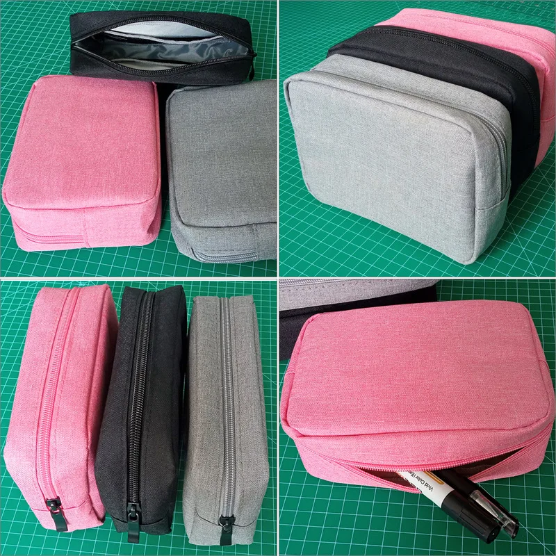 Sacs de Maquillage Solides de Voyage, Fourre-Tout de Lavage et de Cosmétique, Câble de miles, Kit d'Évaluation et de Toilette, Sac de Rangement de Poudres