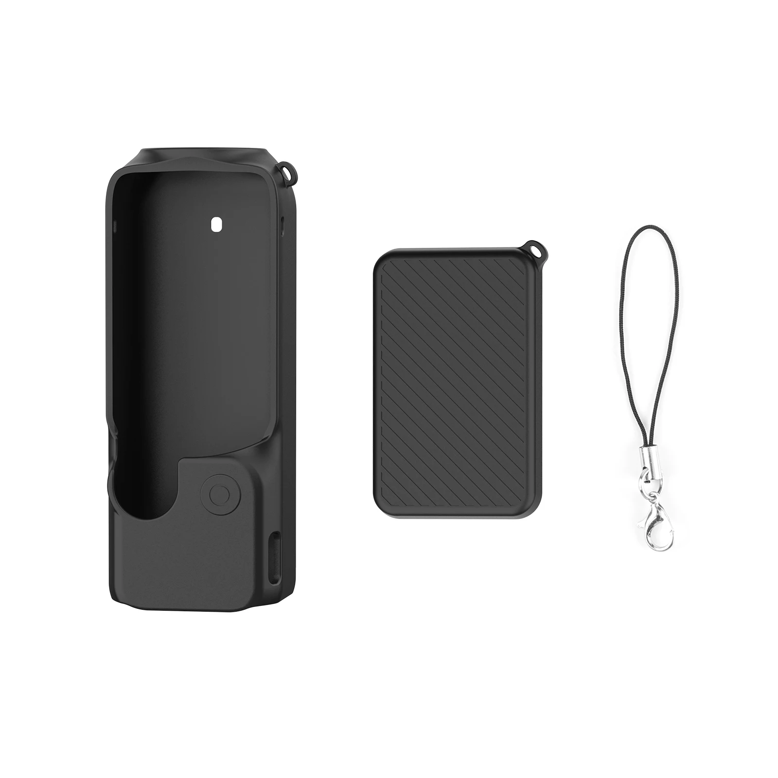 PULUZ 2 in 1 Silicone Case Set  For DJI OSMO Pocket 3 Coverwith Strap Camera Accessories