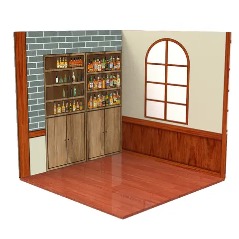 1:12 Miniatyr Scen Bakgrundskort Monteringsmodell För Showcase Actionfigurer Dockor Fordon PVC Bakgrundsmaterial Diorama Kit 8 best sales dioramabakgrund - №1