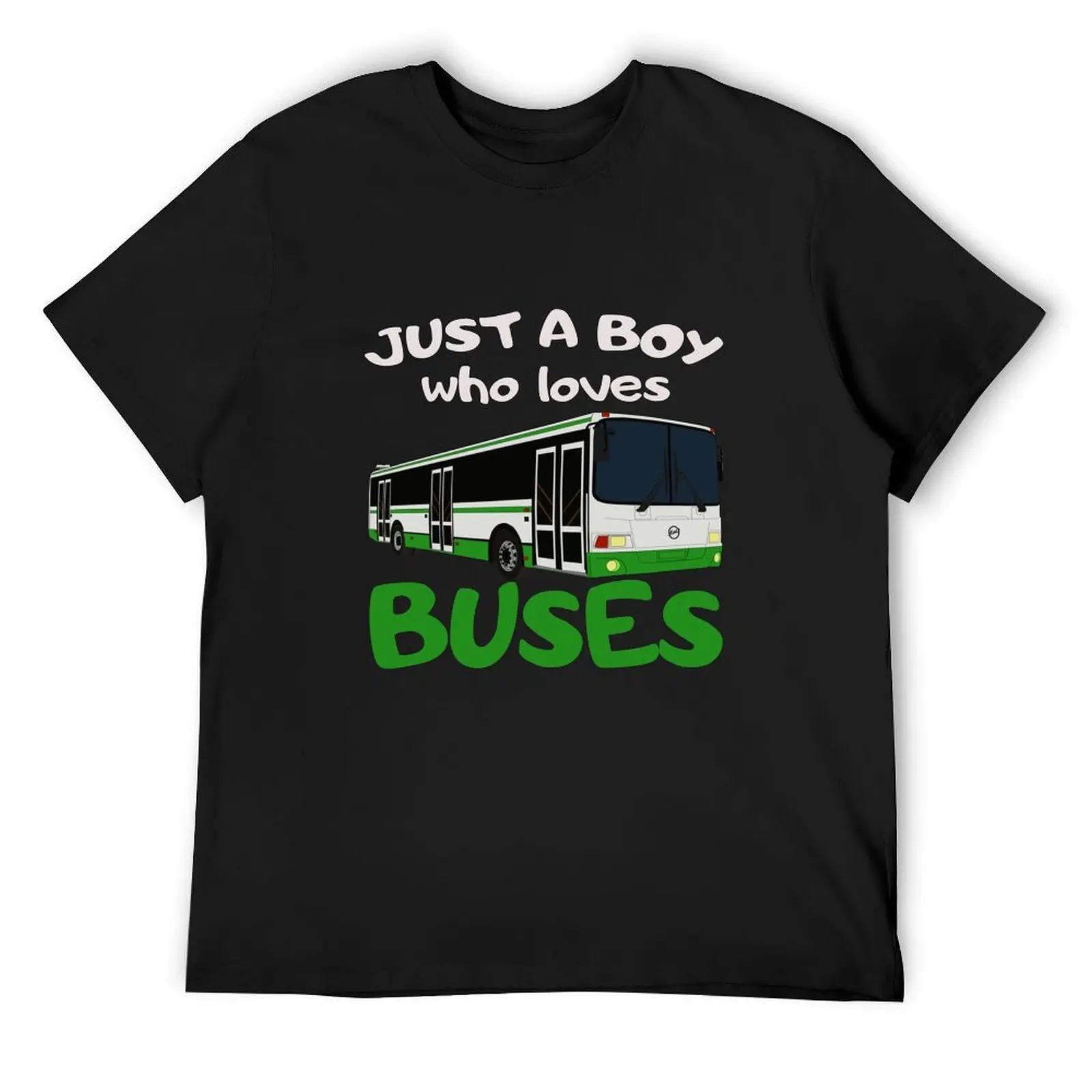 

Just A Boy Who Loves Buses & Bus Lover Gifts T-Shirt vintage sweat summer top kawaii clothes mens t shirts casual stylish