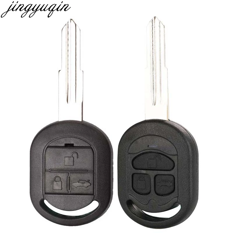 

Jingyuqin Remote Car Key Case Shell For Buick 2003-2005 Excelle HRV Chevrolet Lacetti Fob Uncut Blade 2 BTNS Auto Blanks