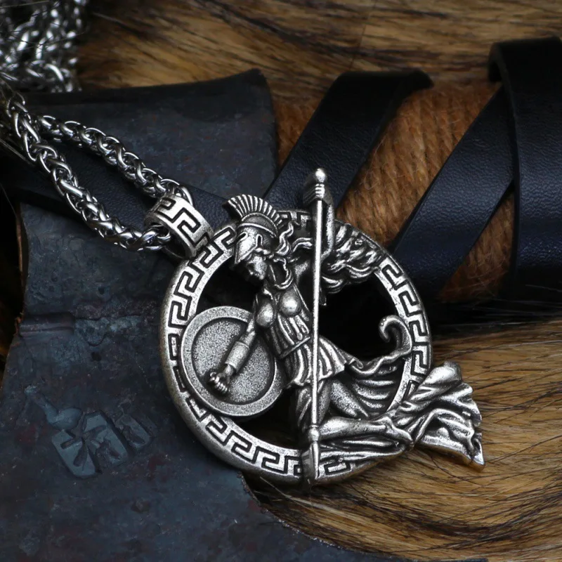 Fashion Viking Valkyrie Pendant Necklace Men and Women Personality Charm Jewelry