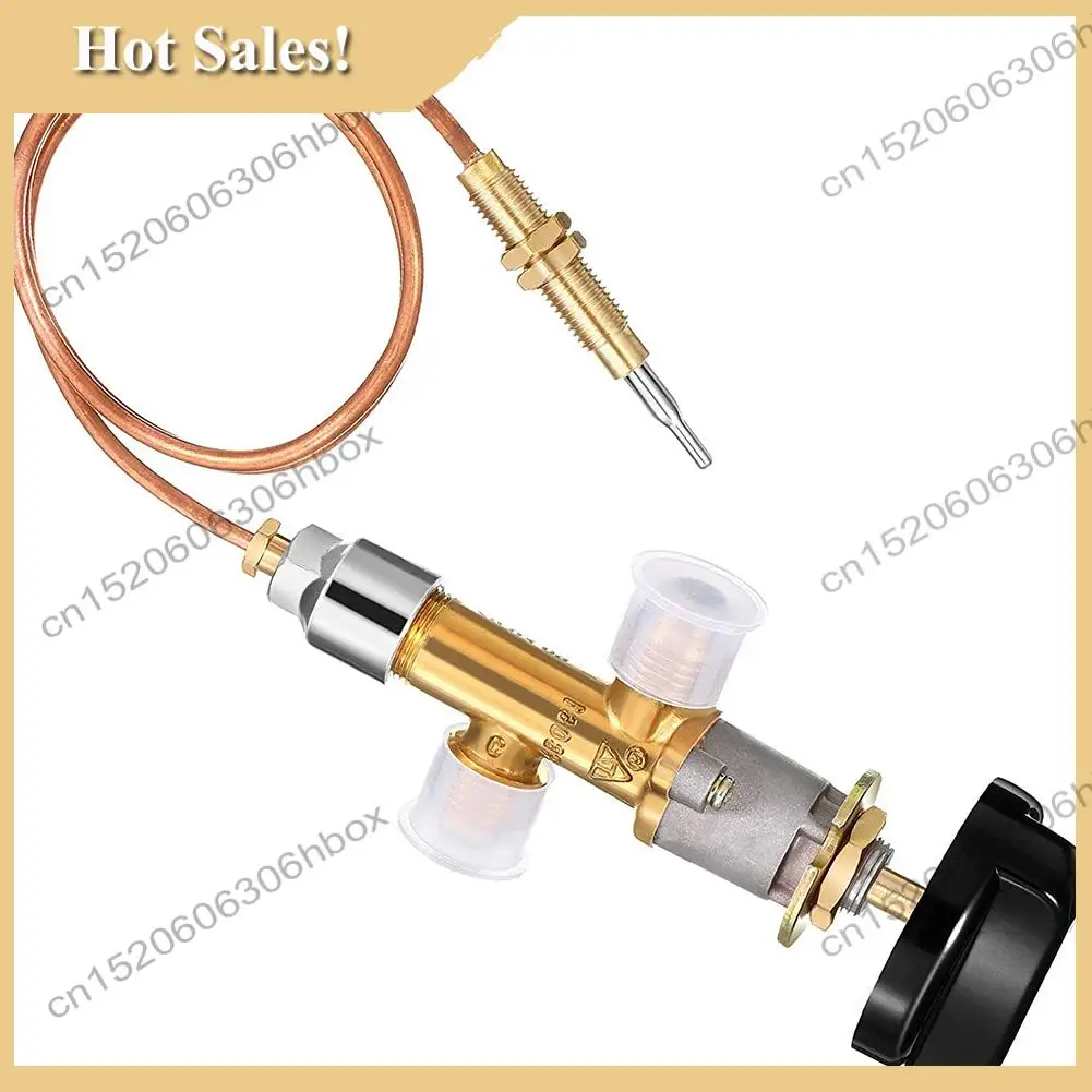 

-HOPE Low Pressure Gas LPG Fireplace Failure Safety Control Valve Kit Gas Heater Thermocouple Replacement 5/8-18UNF