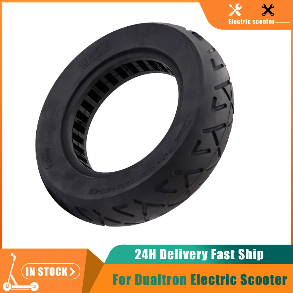 

Сплошная шина 10x2,50, 10-дюймовая взрывозащищенная бескамерная шина для электрического скутера Kugoo M4 для Dualtron Speedway Quick 3 ZERO 10X