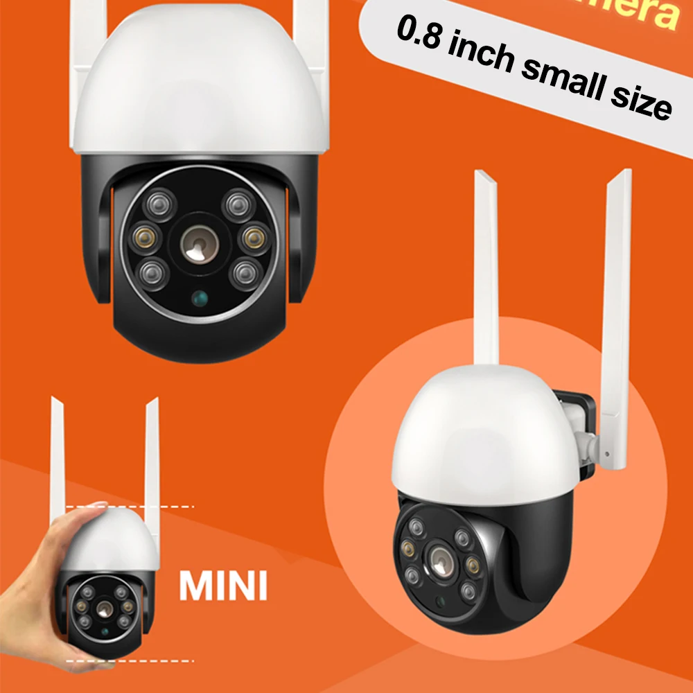 Tuya Mini Wifi Surveillance Camera 0.8 Inch Outdoor 1080P Infrared Night Vision Video Intercom CCTV Small Size IP Cam Smart Home