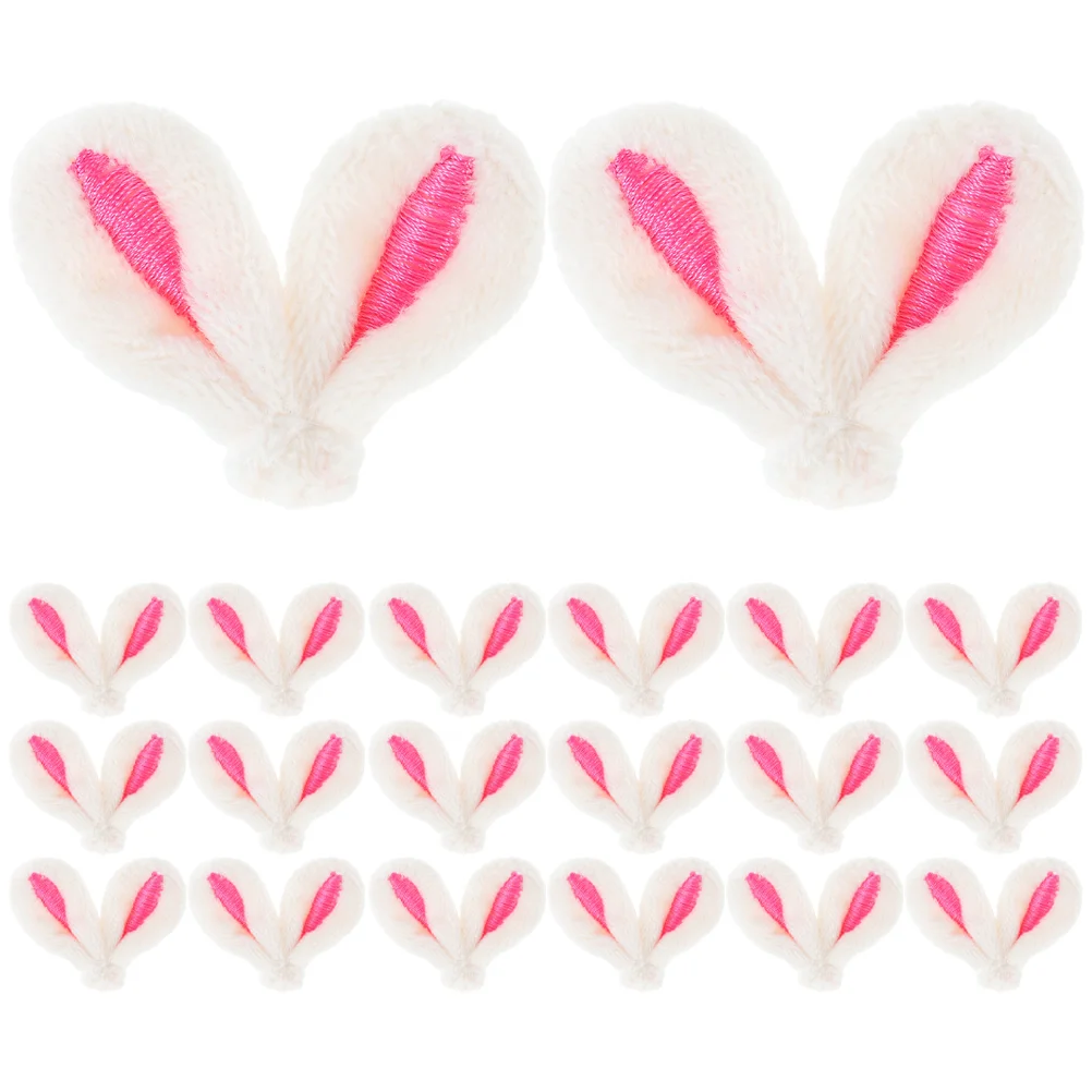 

30 Pcs Rabbit Ear Accessories Bunny Hair Clips Craft Ears for Crafts Girls Headband
