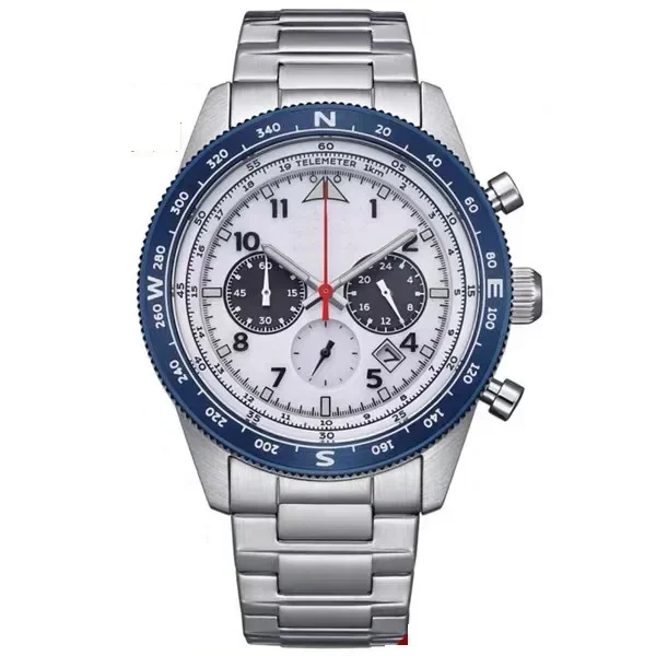 2025 Men Watches Luxury Trend Quartz Calendar Waterproof Multi Function Fancy Round Watch Stainless Automatic Watch