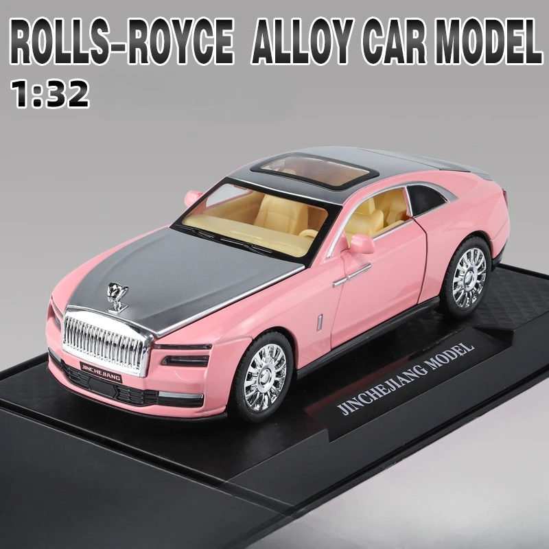 1:32 Rolls-Royce SPECTRE alloy model car toy simulation metal die-casting sound lighting toy car children\'s gift collection