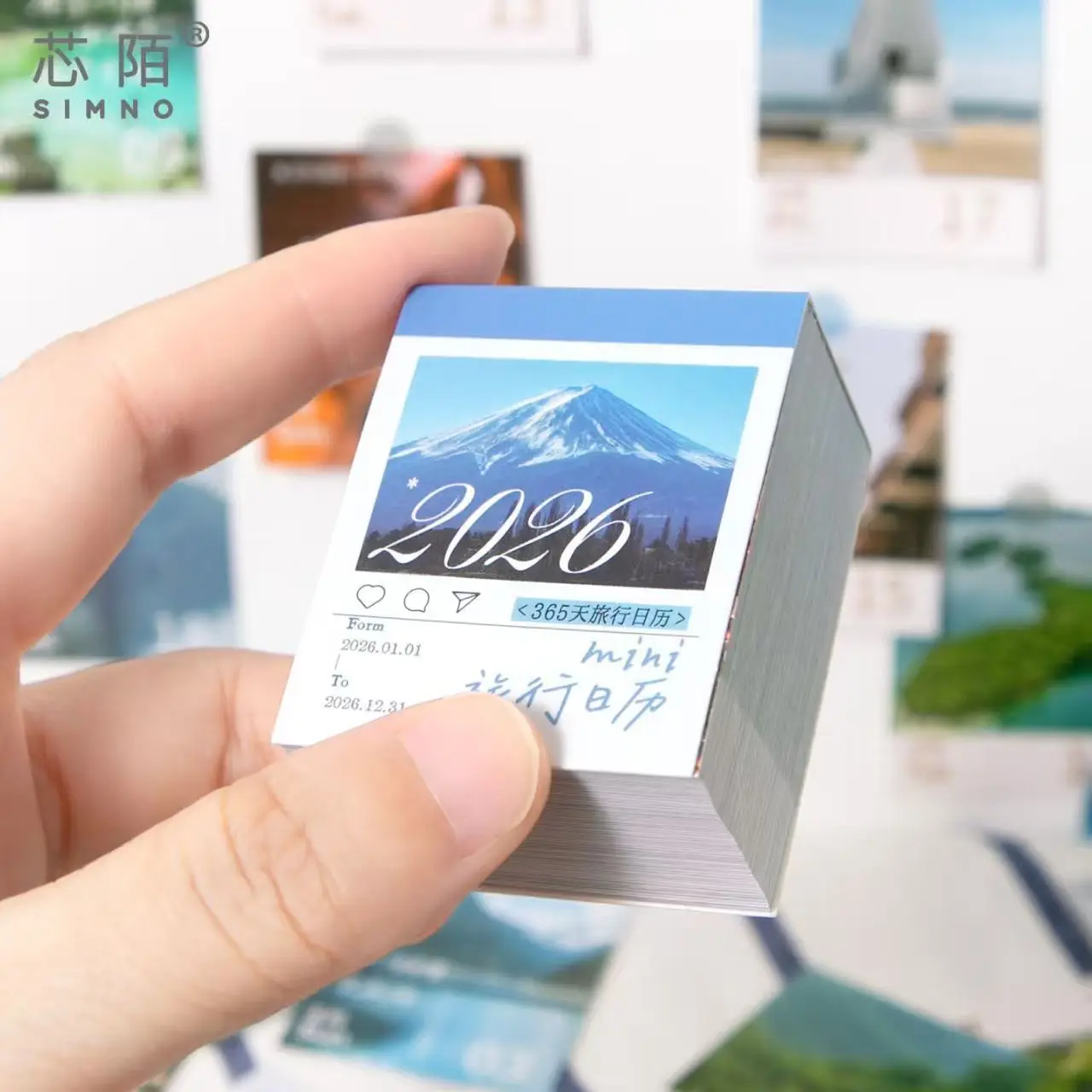 

2025 Calendar 365 Pages Inspirational Healing Copywriting Tearable Desk Calendar