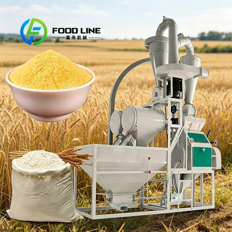 Fully Automatic Wheat Flour Milling Machine Digital Control Panel Lets New Operators Adjust Milling Parameters Without Complex