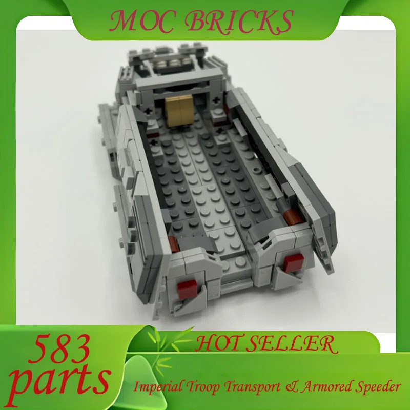تخصيص 583 أجزاء MOC القوات الإمبراطورية النقل و المدرعة سبيدر معركة عيد الميلاد لغز DIY بها بنفسك عيد ميلاد الجمعية لعبة الهدايا #3