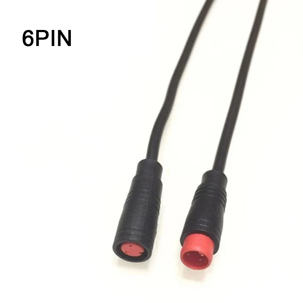 5Pair M8 6 Pin DC Connector Set for Electric Bike Male Female Waterproof Cable 15cm Length for E Bike Electrical Connections