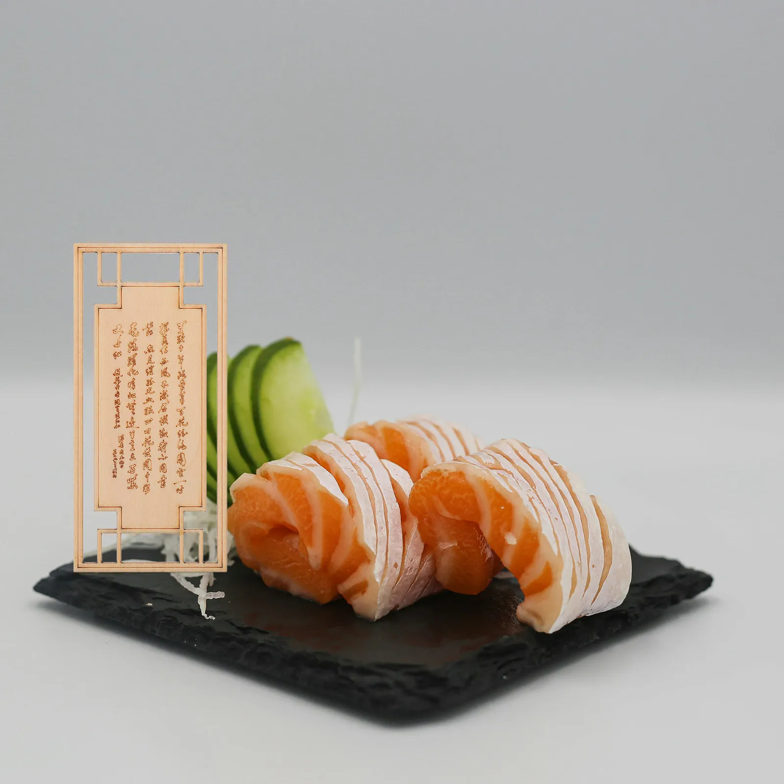 Sashimi Screen Decor Unique Japanese Style Sushi Plate Ornament Cold Dish Screen Decoration Reusable Sushi Dish Decor