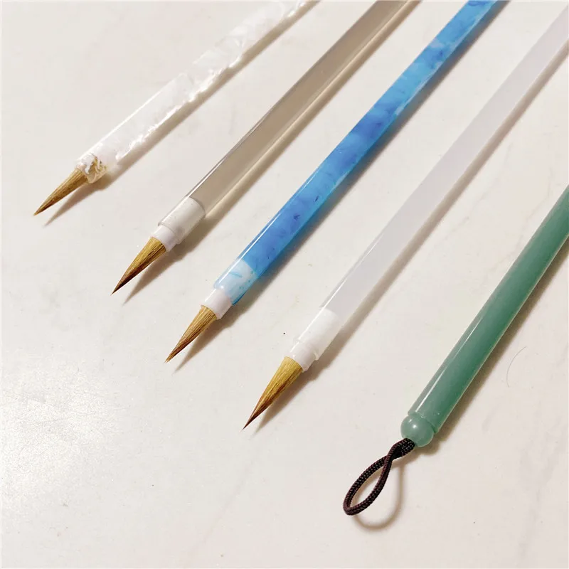 EZONE Calligraphy Brushes Pen Chinese Painting Brush Wolf\'s Hair Regular Script School Office Craft Supplies Painting Brush Art