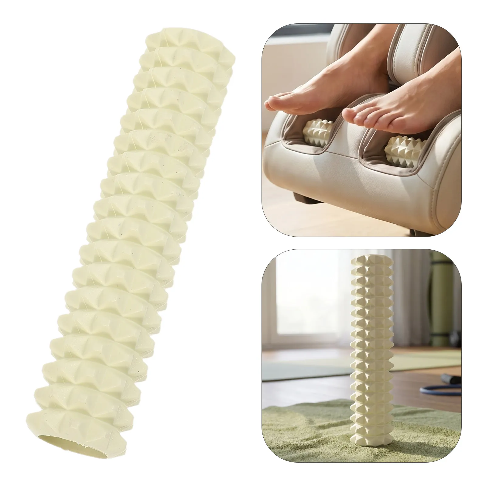 2Pcs Massage Chair Foot Roller Replacement Smooth Quiet Foot Massager Roller Assembly Repair Part Restore Stable Rolling Rhythm