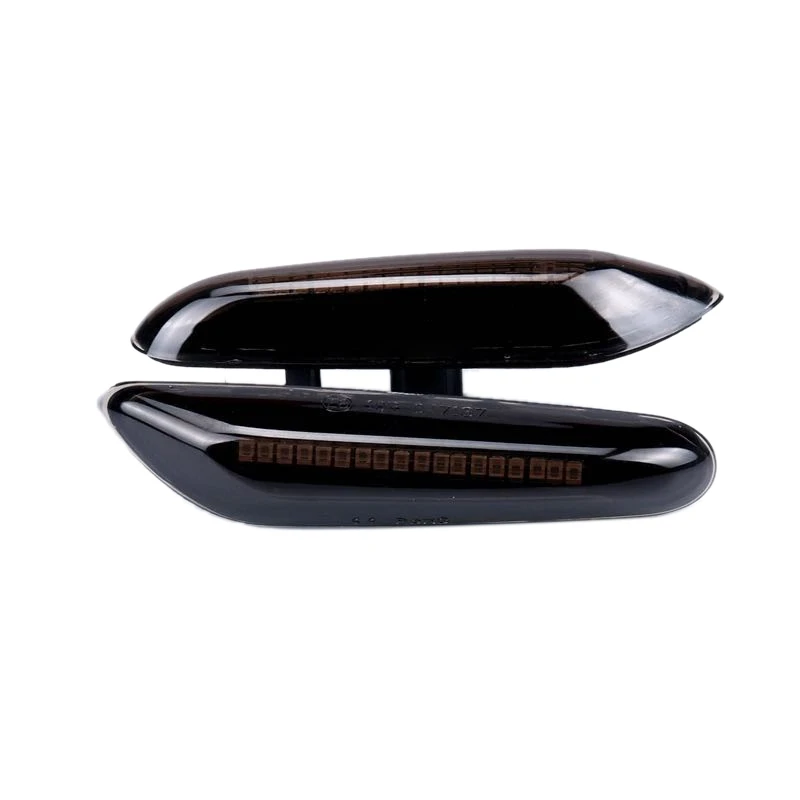 LED dinâmico Turn Signal Light, marcador lateral, pisca sequencial, lâmpada para BMW E46, E36, E60, E61, E90, E91, E92, E93, X1, E84, 2pcs