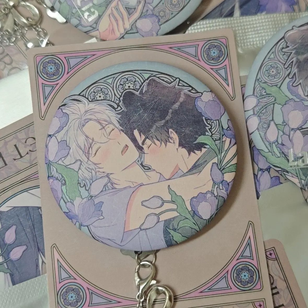 Spilla Da Donna Anime The Lying Puppy Gets Eaten, Distintivo Cosplay Di Lu Ying Jiang Yi, Accessorio Per Borsa, Regalo-image