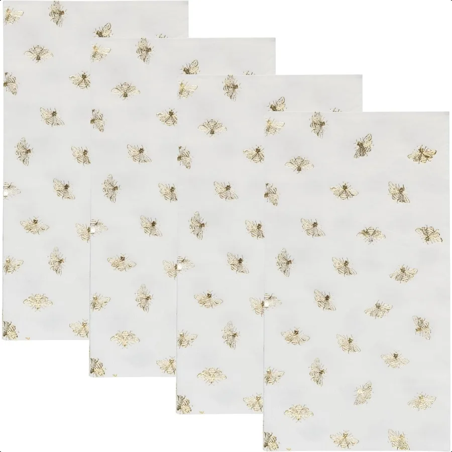 20Count 3Ply Dinner Size Paper Napkins Decorative Guest Paper Napkins for Party Picnic Dinner Baby Shower Bridal Shower Bee