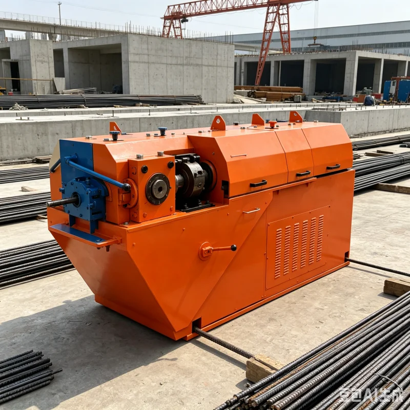 Trailer Mounted Deformed Bar Straightening Machine High Speed Deformed Ribbed Wire Straightener Cutter For Construction